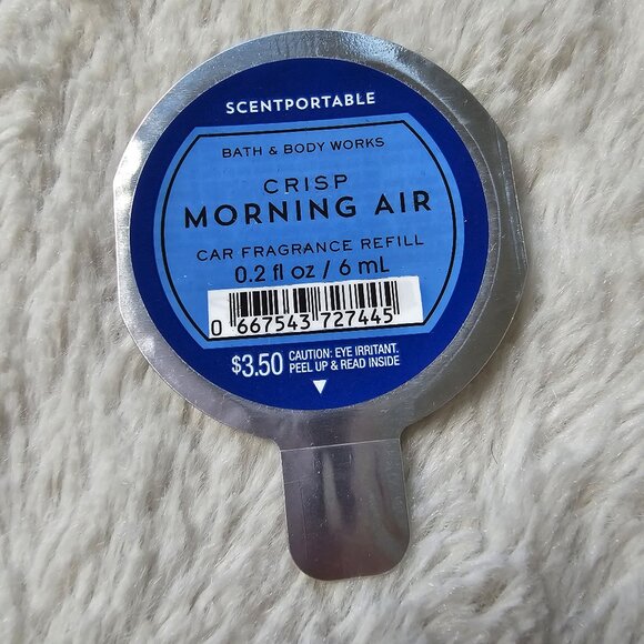 Bath & Body Works Scentportables Crisp Morning Air Car Air Freshener Refill - Picture 1 of 2